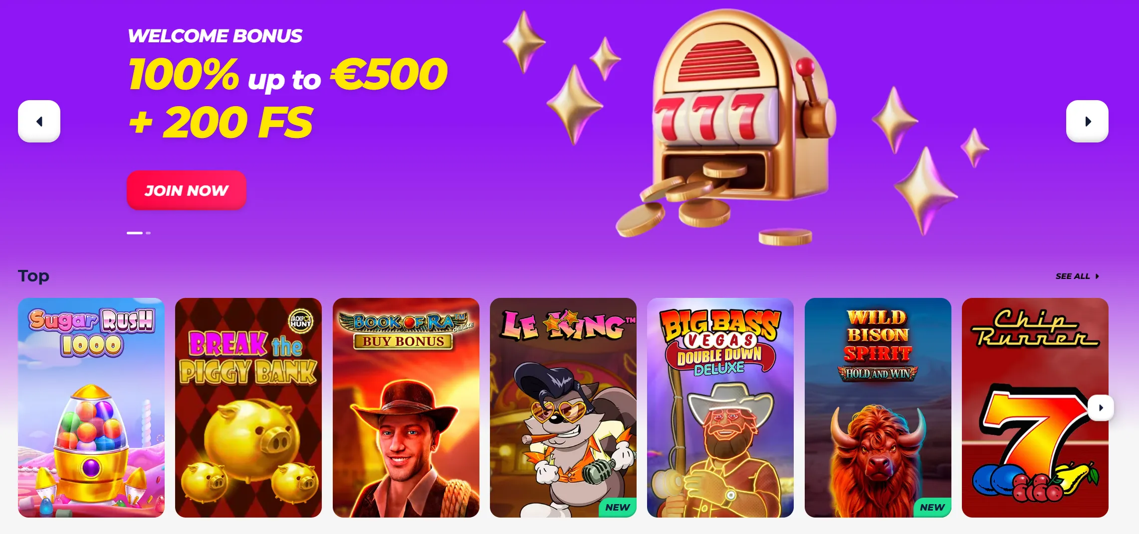 GreatWin Casino advantages and key features